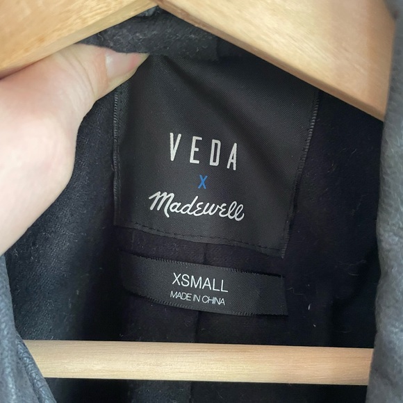 Veda c Madewell Leather Moto Jacket, size XS - Picture 4 of 8